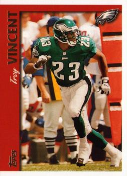 Troy Vincent Philadelphia Eagles 1997 Topps NFL #231